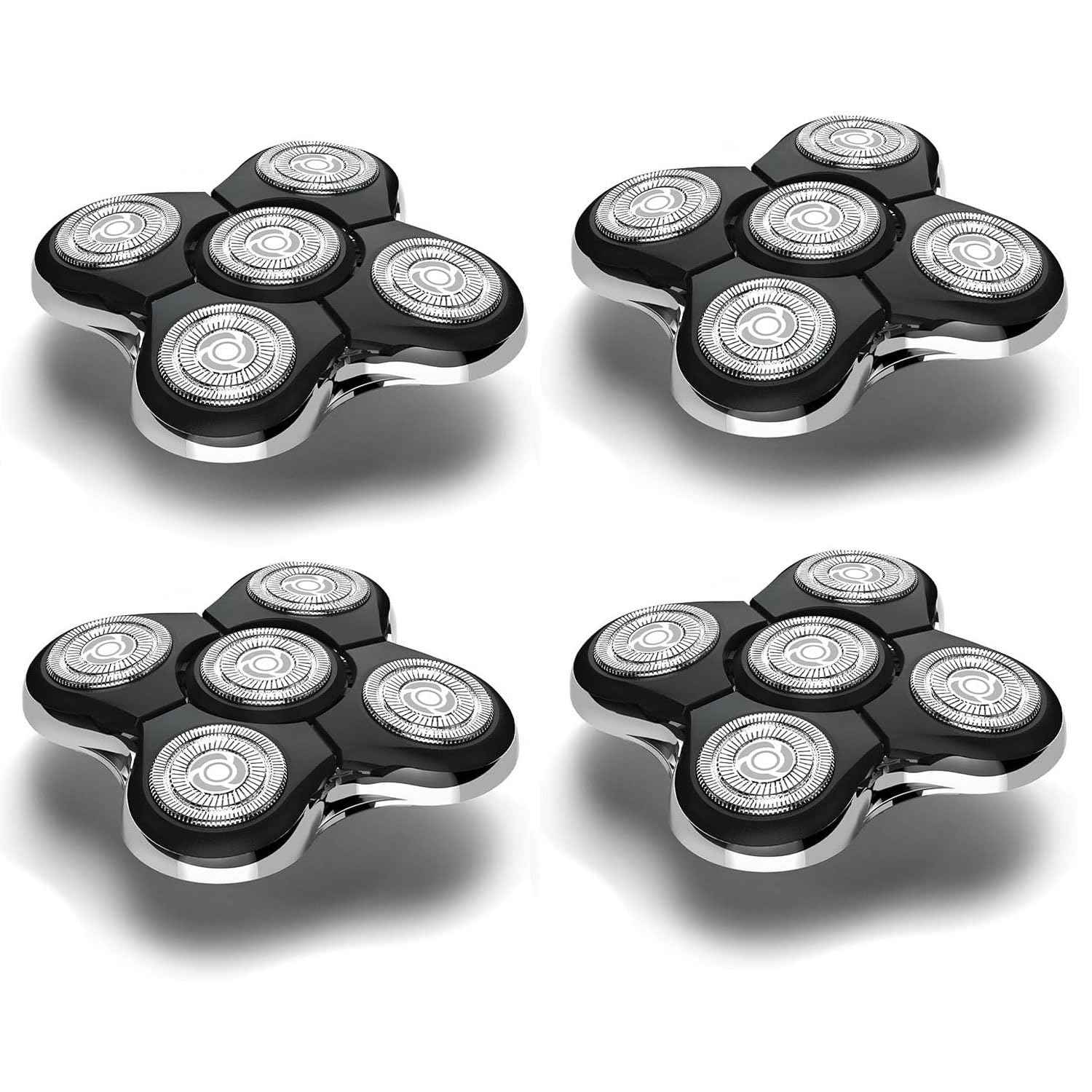 4PACK XR7000 Balder Pro Replacement Head Compatible with Remington Balder Pro Head Shaver Model XR7000/XR1500/XR1501