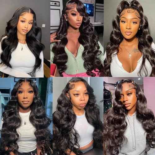 10A Body Wave Bundles Raw Real Human Hair Bundles 16 18 20 Inch 100% Unprocessed Brazilian Virgin Remy Human Hair Extensions 3 Bundles Wavy Hair for Black Women
