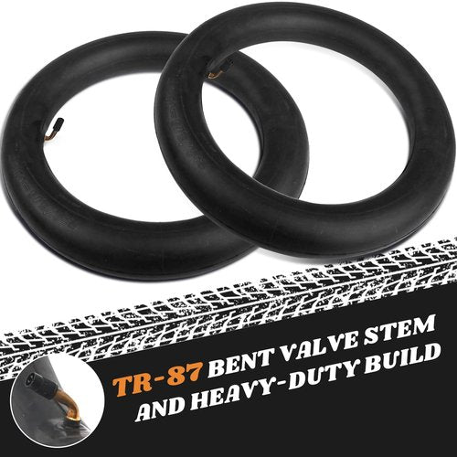 AR-PRO (2-Pack) 2.50/2.75-10 Dirt Bike Replacement Inner Tube Heavy Duty with TR-87 Bent Valve Stem, Compatible for Honda Crf50 /Xr50, Razor MX650 / MX500, Suzuki DRZ70 / JR50, Yamaha PW50