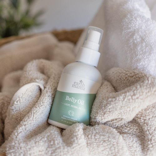 Earth Mama Belly Butter, Belly Oil, Skin & Scar Balm Kit for Dry, Stretching Skin | Moisturize + Encourage Skin's Natural Elasticity During Pregnancy | Pregnancy Stretch Mark Scar Cream