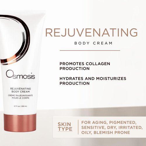 OSMOSIS REJUVENATING Body Cream Lotion, Boosts Collagen to Visibly Sculpt, Smooth and Tone Skin, 6.7 Fl Oz