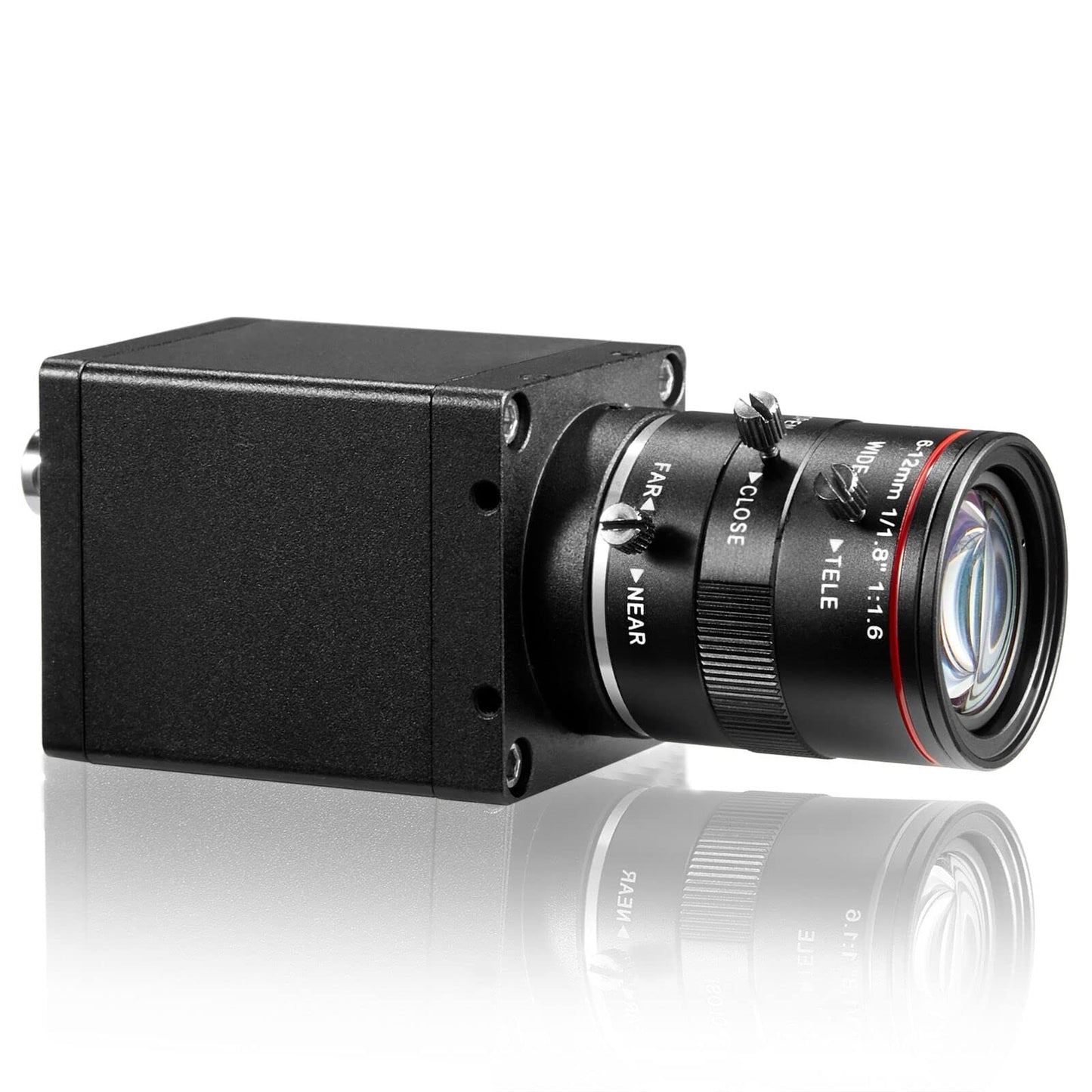 3G-SDI & HDMI Simultaneous Output 1080@60/50/30/25P,1080@60/50i HD Digital Camera,1/2" CMOS Sensor Manual Lens Live Broadcast Power Adapter SDI Cable Free Click Extra Saving Below (Lens 6-12mm)
