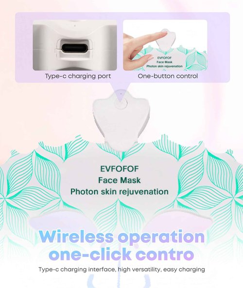 Red Light Therapy Mask for Face, 7 Colors LED Face Mask Light Therapy At Home, Led Face Mask Light Therapy, Green