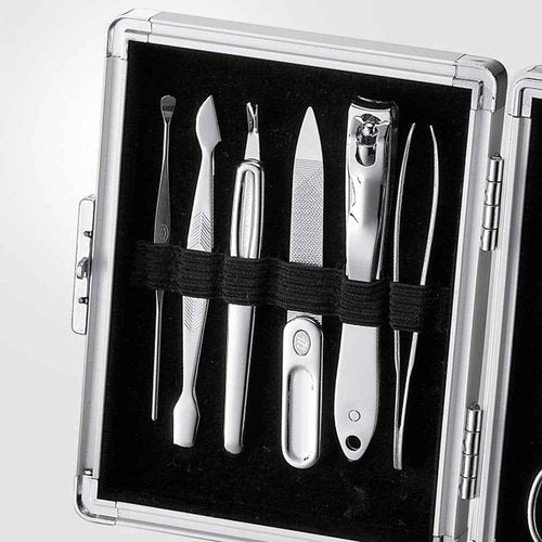 Three Seven (777) Travel Manicure Grooming Kit Nail Clipper Set (11 PCs), MADE IN KOREA, SINCE 1975.