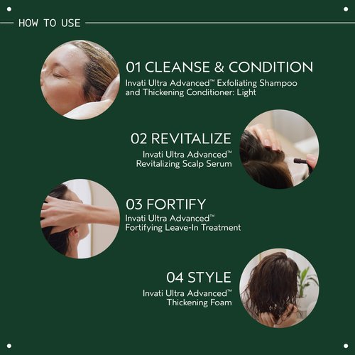 Aveda Invati Ultra Advanced Revitalizing Scalp Serum | Step 3 of 4 | Reduces Hair Loss by 77% | Strengthens Thinning Hair | 98% Naturally Derived*, 5 Fl Oz