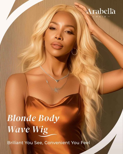 Arabella 5X6 613 Lace Front Wig Human Hair 613 Glueless Wigs Human Hair 240% Density 613 Human Hair Wig Pre Cut Lace and Pre Plucked (18inch, 613 6X5 Body Wave Wig)