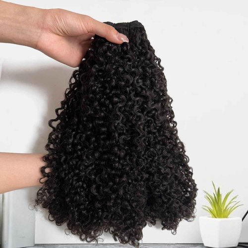 Burmese Bundles Premium Raw 100% Human Hair Water Wave High Rate 15A Unprocessed No Stray Short Hair Extensions Triple Lifespan Excellent Fullness Extra Thick From Top to End Black 26inch