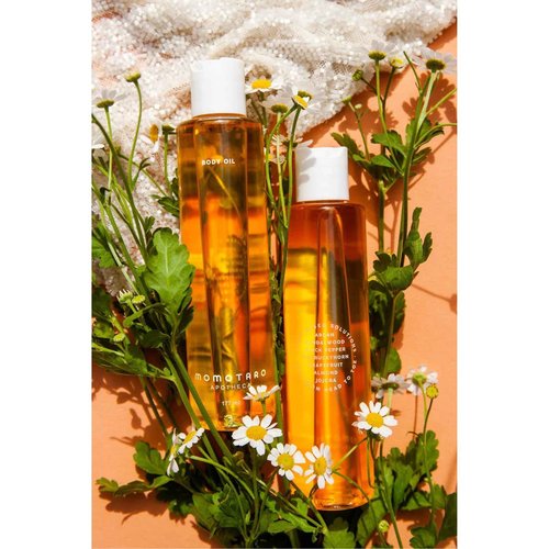 MOMOTARO APOTHECA Nourishing Versatile Body Oil for Every Body, Everywhere, Everyday with Jojoba, Argan, and Sweet Almond Oils - 177 ml | 6 fl oz