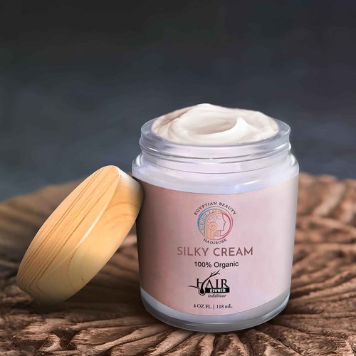 Hadirose Egyptian Cyperus Rotundus Organic Hair Removal Maintenance Cream | Organic Red Saad Oil Concentrate | Post-Wax Care | Rose, Jasmine & Lavender Scented | Made in the USA.