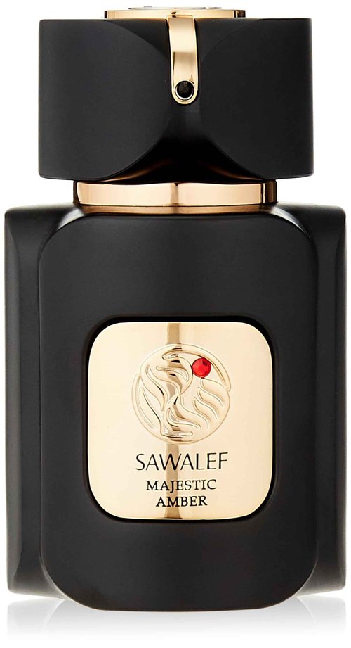 Swiss Arabian Sawalef Majestic Amber - Elegant Body Mist - Intense Long-Lasting Scent - Floral and Fruity Fragrance - Suitable for Daily Wear - 2.7 oz EDP Spray