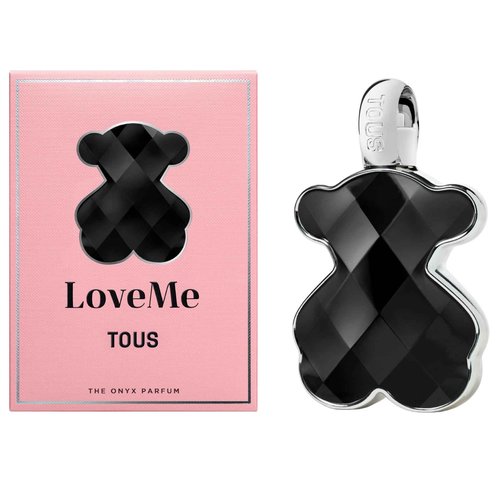 TOUS Love Me The Onyx Parfum for Women. Floral, Fruity, Oriental Long-Lasting Perfume with Notes of Black Orchid, Vanilla, Peony and Sandalwood. Elegant Fragrance for Daily Wear, 3 Fl Oz