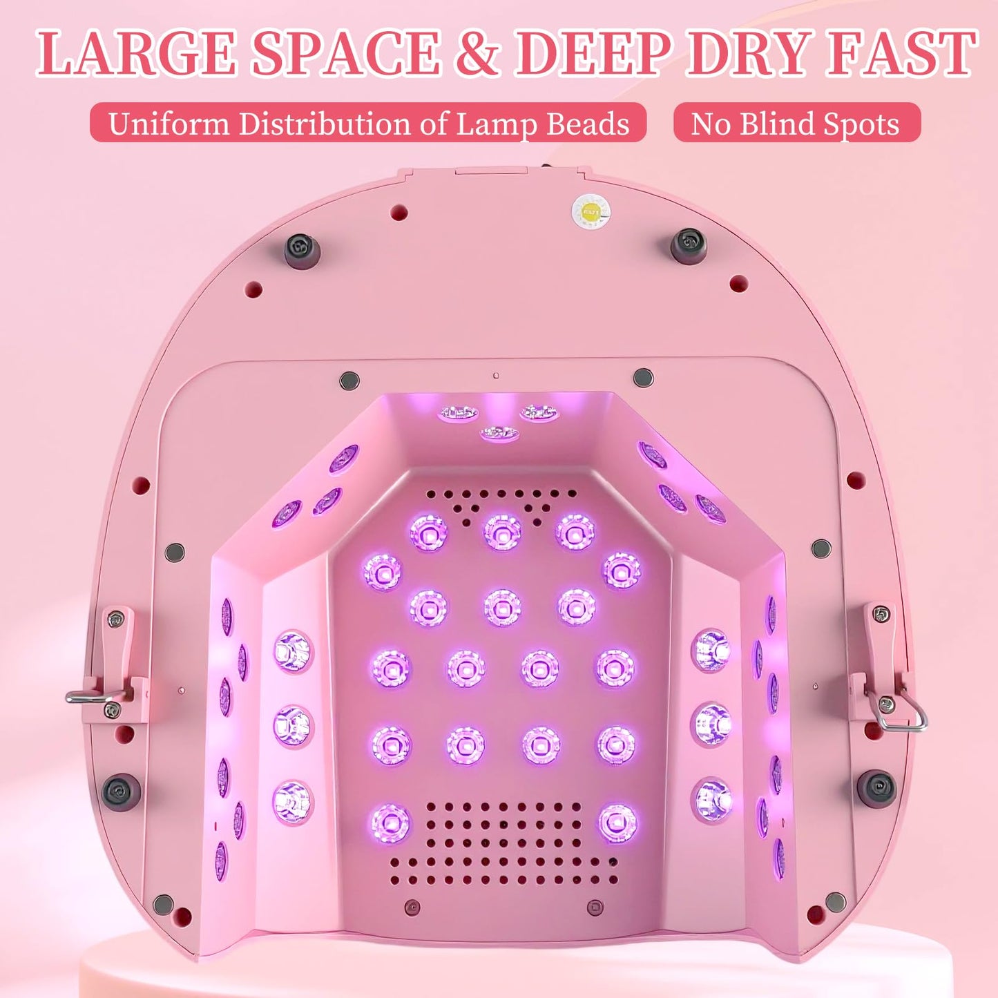 126W UV LED Nail Lamp for Gel Polish Cordless Rechargeable Nail Dryer,Nail Cure Lamp with Automatic Sensor & 4 Timers, Portable Professional Nail Light