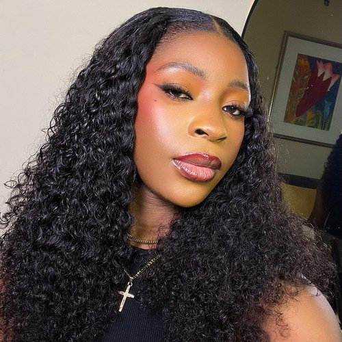 Crochet Human Hair Extensions Water Wave Pre-Separated Curly Crochet Hair Extensions Invisible Micro Loop Crochet Hair Knotless Feather Crochet Human Hair 20inch 60g