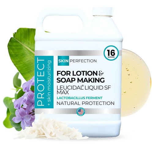 Skin Perfection Leucidal Liquid Sf Max Lactobacillus Natural Preservatives for Cosmetics Natural Preservative Alternative Skin Care Lotion Making Leucidal Liquid SF 16 Oz