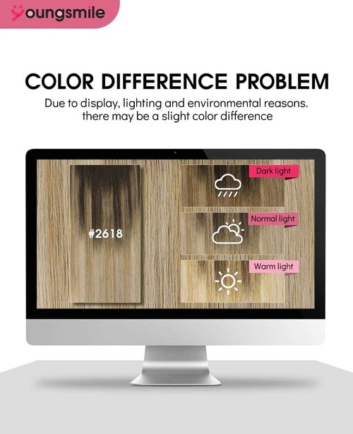 Youngsmile Balayage Clip in Hair Extensions Human Hair 14 Inch Real Human Hair Extensions Clip in Darkest Brown Fading to Brown With Ash Blond 7 Pcs 140 Gram (7C#2/6/18-14Inch)