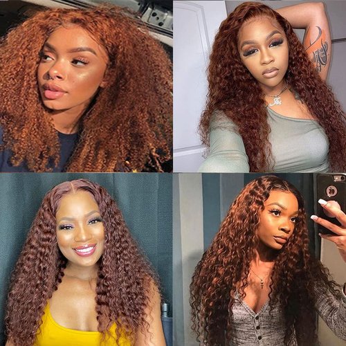 Light Brown Bundles Color #30 Water Wave Bundles 20 22 24 Inch Peruvian Virgin Remy Hair Extensions Niegmeag Light Brown Wet and Wavy Bundle