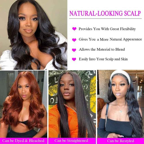 Xagujpo Glueless V Part Wig Human Hair Body Wave for Black Women Upgrade U Part Human Hair Wig 100% Beginner Friendly No Sew In No Glue 180% Density Natural Color (20 inch)
