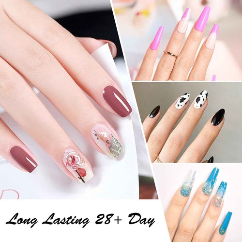 CANNI CC1 30Pcs 9ML Gel Nail Polish Set, Black Hot Pink Green Yellow Purple Blue Gel Polish Kit Soak Off LED UV Nail Art Starter Manicure Salon DIY at Home