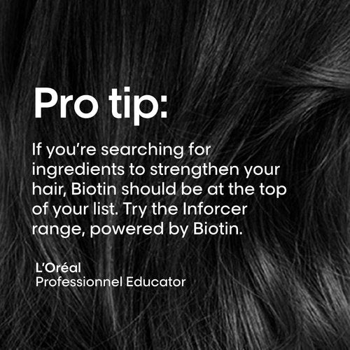 L'Oréal Professionnel Paris Inforcer Strengthening Shampoo & Conditioner Set - Prevents Breakage and Adds Softness For Weak, Fragile & Damaged Hair, With Biotin