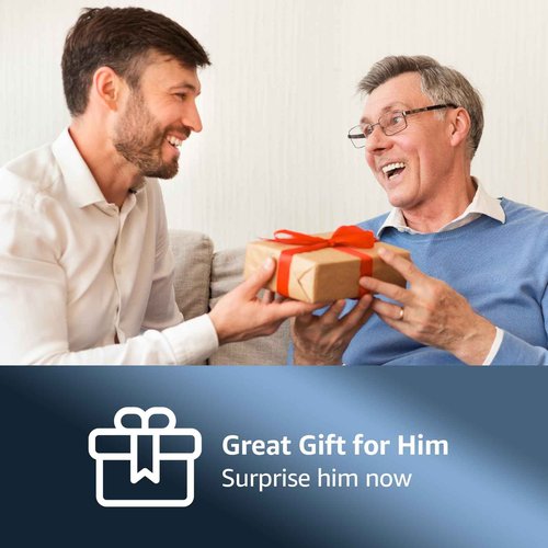 GDKLXL Men's Electric Razor, IPX7 Waterproof Shaver with 4D Flex Blades & Pop-Up Trimmer, 90Min Runtime, Fast USB-C Charge, Wet/Dry Use, for Sensitive Skin, Travel-Friendly, Blue