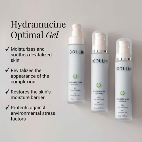 G.M. COLLIN Hydramucine Optimal Gel | Daily Face Moisturizer for Dehydrated Skin | Lightweight Lotion for Normal to Oily Skin