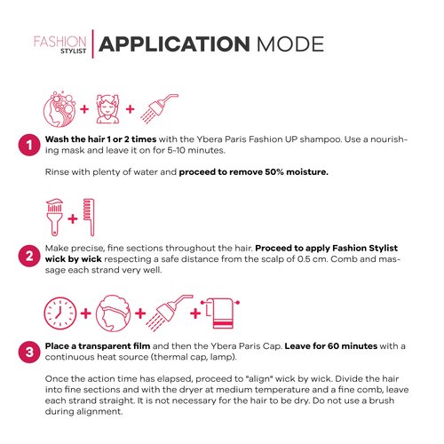 YBERA PARIS Fashion Stylist Cream | Keratin Hair Straightening Treatment | Smooth System | Extreme Shining Hair | Color Safe | Enhanced with Omega | 5.2 FL Oz