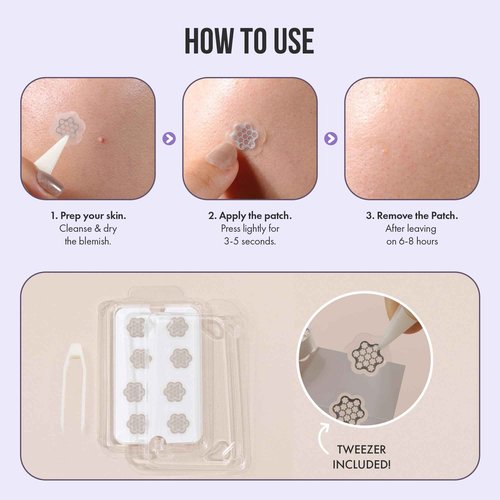 Deep Blemish Microdarts | Pimple Patch | Fast-Acting | Quick Calming | 99.9% Pure Magnesium | Madecassic Acid | Tea Tree | Eucalyptus Leaf | Hydrocolloid Spot Care Patch (ALL SIZE 39 PCS)