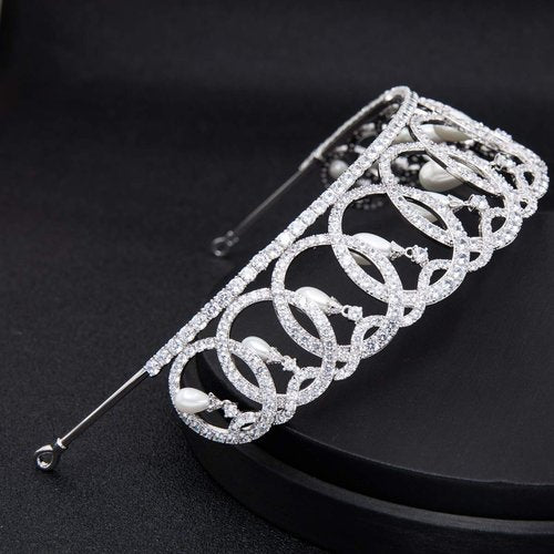 The Grand Duchess Vladimir Tiara, Wedding Bridal Tiara Crown Diadem Women Hair Accessories CH10223