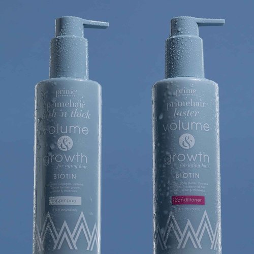 PRIME PROMETICS The Volumizing Radiance Bundle – PrimeHair Lush N' Thich Shampoo and PrimeHair Luster Conditioner Bundle