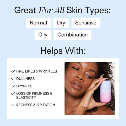 Rest Religion Ultimate Glow Moisturizer with Peptides, Ceramides, Hyaluronic Acid, & Niacinamide, Face Moisturizer for Dry, Stressed & Dull Skin