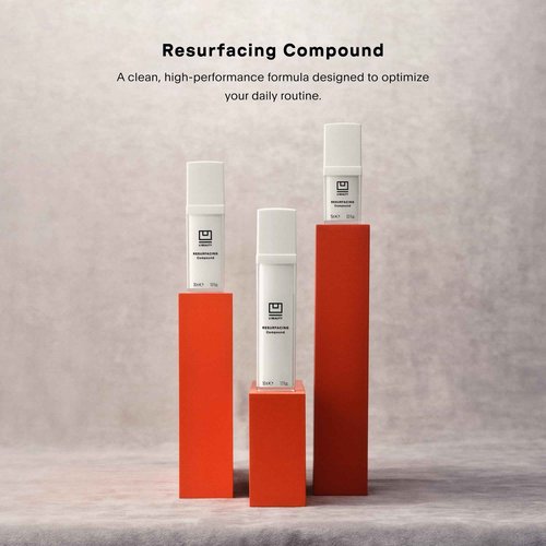 U Beauty Resurfacing Compound Serum - Renew & Illuminate Face Serum - Advanced 8-in-1 Formula with Vitamin C, Retinol, Hyaluronic Acid, & Peptides - Targets Fine Lines, Pores 0.5 fl oz