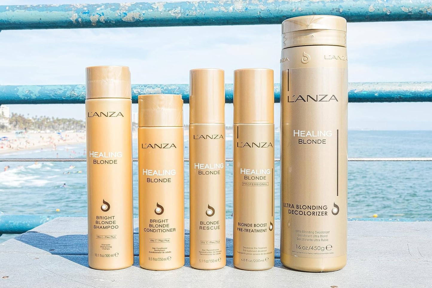L’ANZA Healing Blonde Bright Conditioner, Formulated for Natural & Decolorized Blonde Hair - Boosts Shine & Brightness while Healing, with Sulfate-free, Paraben-free, Gluten-free Formula (32 Fl Oz)