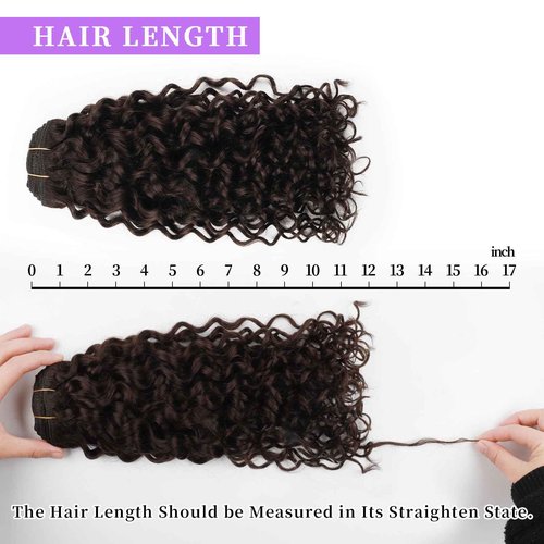 Sassina Natural Wave Clip in Extensions Human Hair Thick Remy Hair Extensions Clip ins Dark Brown Double Weft Brazilian Human Hair Extensions Full Head for Women 7Pcs 120G 22 Inch
