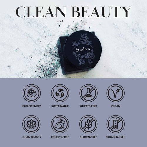 Saphira Divine Mineral Mud for Curly and Wavy Hair, Hair Moisturizer and Deep Conditioning Hair Mask for Shine and Bounce, Sulfate-Free, Paraben-Free, Vegan, 8.5 Ounce