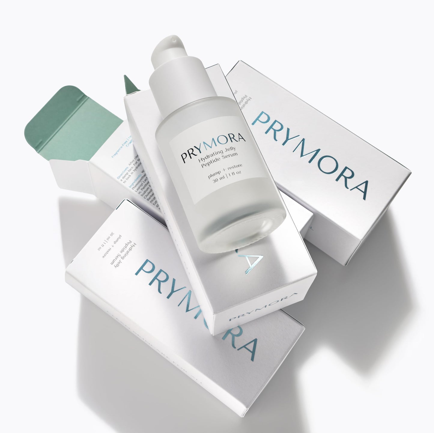 PRYMORA Hydrating Jelly Peptide Serum | Plump + Restore | Smooths Fine Lines & Wrinkles, Visibly Plumps & Hydrates Skin | Fragrance-Free
