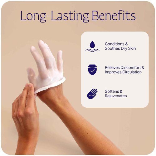 Therabath Insulated Mitts for Paraffin Wax Bath, for Arthritis and Skin Therapy, for Home and Spa, Made in the USA, 1 Pair