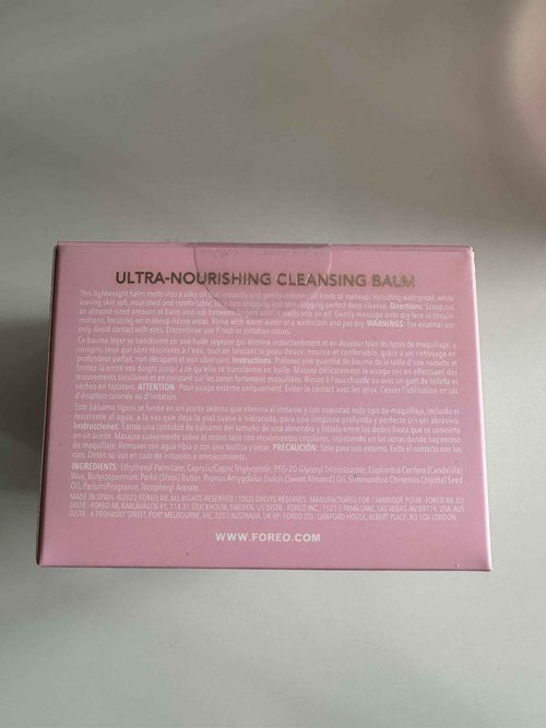 FOREO LUNA Nourishing Cleansing Balm - Gentle Waterproof Makeup Remover - Waterless Oil Cleanser - Eye Makeup Remover - Vegan - Cruelty & Fragrance-Free, Eco-Friendly - 2.5 fl. oz