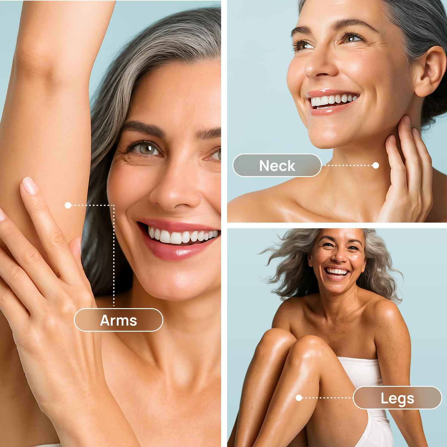 MyDermaDream MyoGlow & Niacinamide Serum & NoTox Serum - Total Body Skin Tightening and Lifting Device for Face, Neck, Arms, and Legs