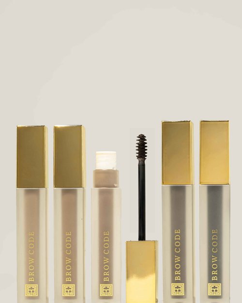 Brow Code TINTED Multi-Peptide Brow Gel w/Brush (Taupe)
