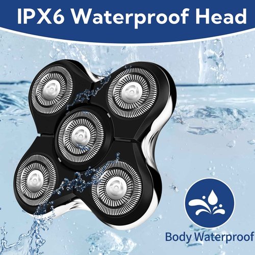 Balder Pro Replacement Head for Remington Balder Pro Head Shaver XR7000,5 Dual Track Heads for Remington Shaver Replacement Heads-Precision Electric Shaving for Bald Men. (3Pack)