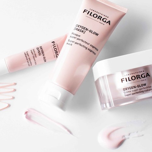 Filorga Oxygen-Glow Super-Perfecting Radiance Daily Skin Cream, Hydrating Treatment with a Moisturizing Boost of Hyaluronic Acid and Detoxifying Enzymes for a Flawless, Wrinkle Free Face, 1.69 fl. oz.
