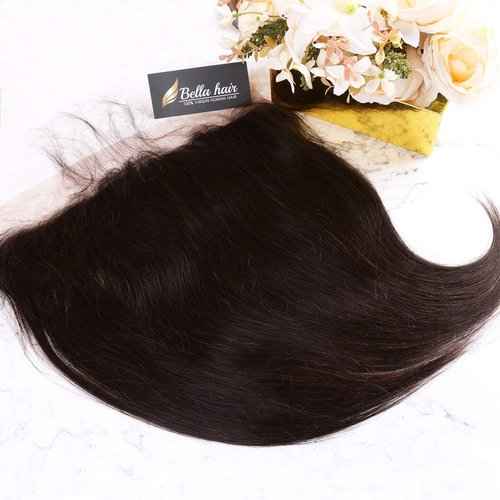 Bella Hair Ear to Ear 13x4 Lace Frontal Closure Straight with Baby Hair Natural Color Remy Virgin Human Hair Frontal 20inch