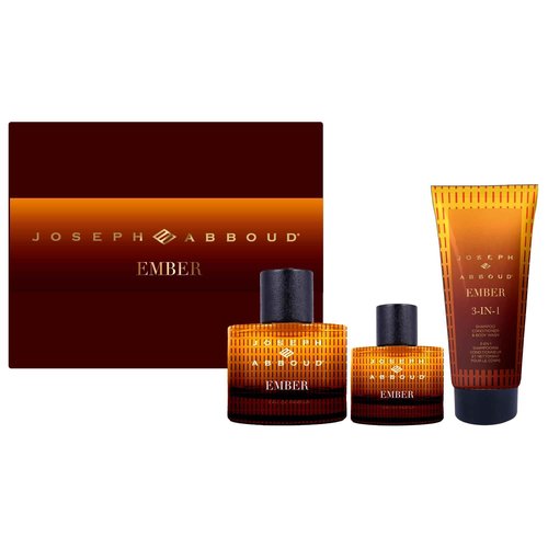Joseph Abboud Ember Eau de Parfum 3 Piece Gift Set, 3.4 fl. oz. for Men