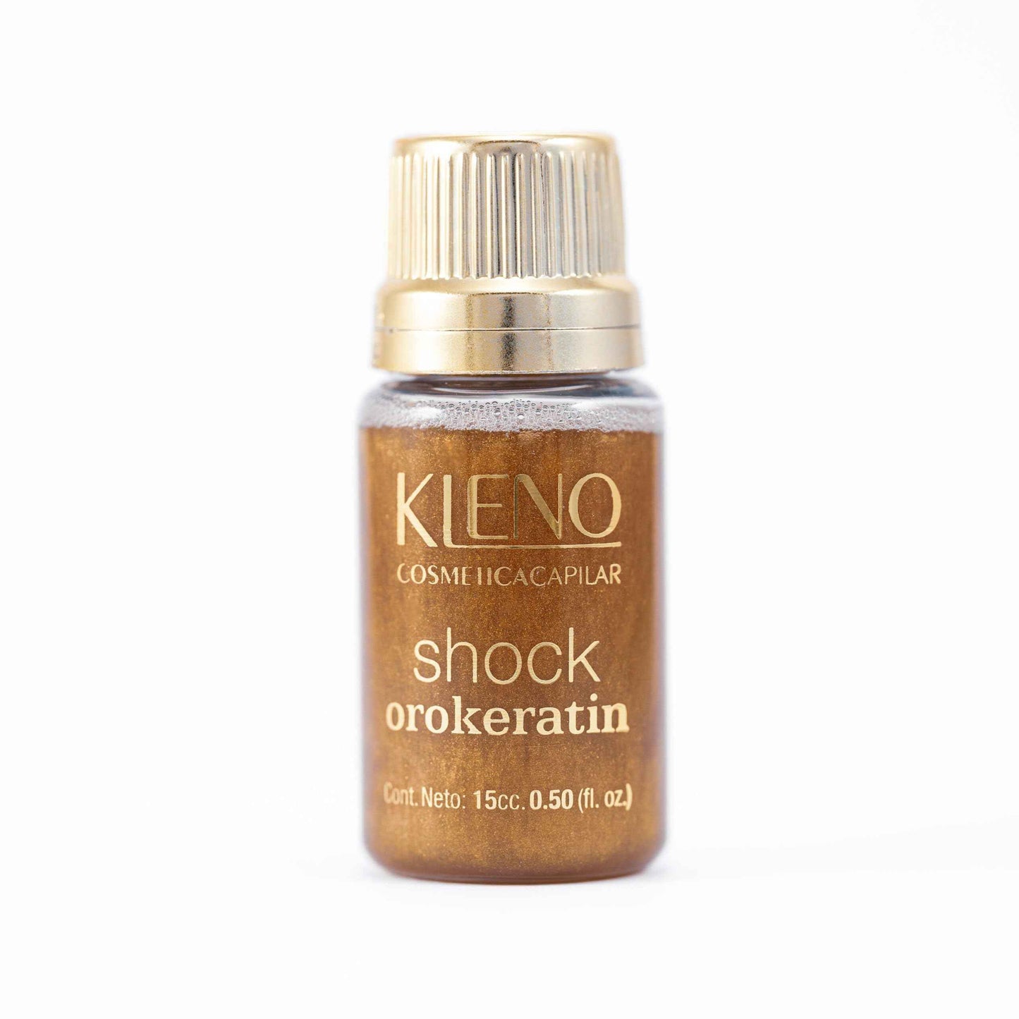 Kleno Shock OroKeratin 24K Gold + Keratin | 12 ampoules 0,50 fl Oz (15cc.)