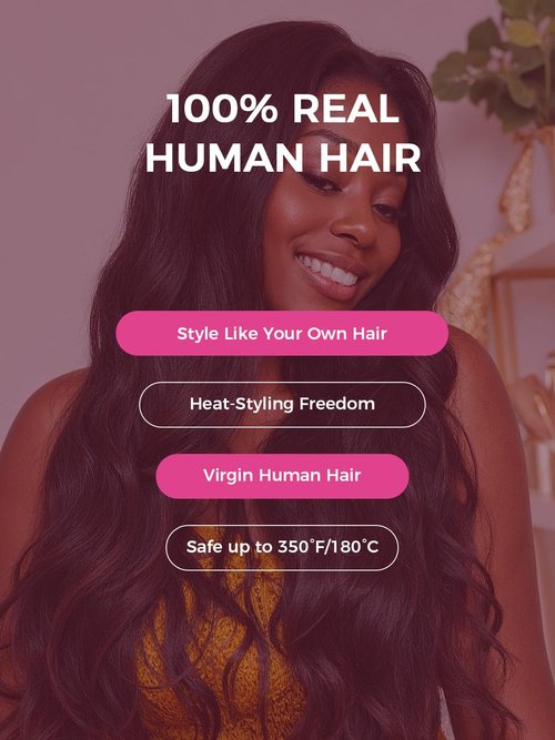 Lashey V Shape Invisible Clip in & Lace Clip in Hair Extensions Human Hair, 16 Inch 120g Set (1 V-Shaped + 2pcs Lace Clip ins), Natural Black Body Wave No Leave Out Hair Extension for Women