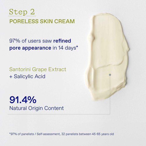 KORRES Santorini Grape Duo Regimen Set, Velvet Skin Drink Face Oil & Poreless Skin Cream, Smooth & Hydrate Skin, Refine Pores & Texture, Resveratrol & Salicylic Acid, Vegan, Full Size, 30ml + 40ml