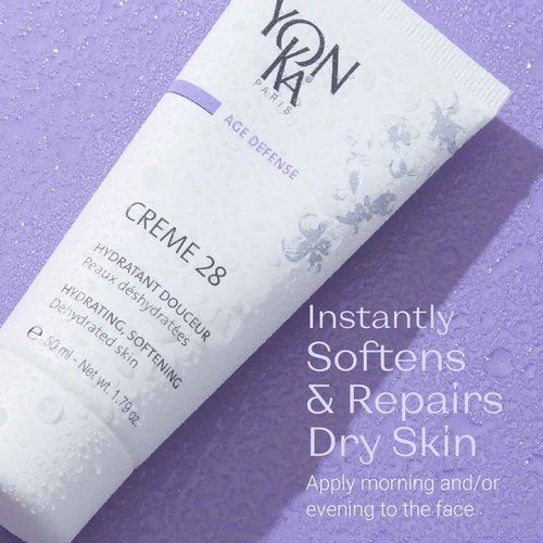Yon-Ka Crème 28 | Soothing & Nourishing Daily Face Moisturizer with Quintessence, Olive Oil & Vitamins C & E | Hydrating & Softening Cream for Dry & Dehydrated Skin | Paraben-Free | 1.79 fl oz
