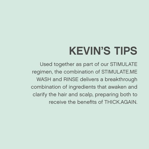 KEVIN.MURPHY STIMULATE-ME.WASH - Clarifying Shampoo for Hair & Scalp - For All Types - Stimulates Hair - Strengthening - Cruelty Free Shampoo - 1 L / 33.8 fl oz
