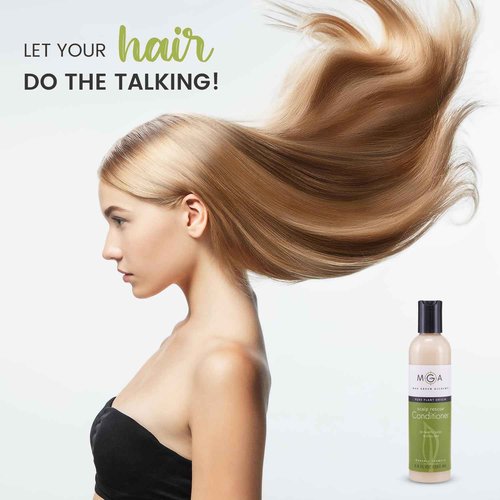 MGA Vegan Hair Conditioner - Organic Formula with Tea Tree for Healthy Hair | Hair Care Product with Natural Herbal Scent | Parabens Silicone & Sulfate Free Conditioner | Unisex | 32 Fluid Oz