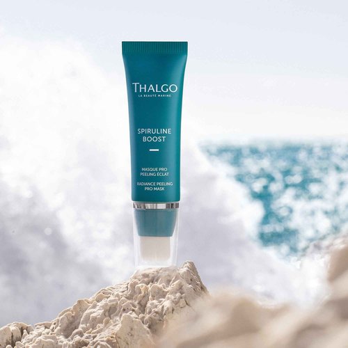 THALGO Spirulina Boost 2.0 Revitalising Exfoliating Mask Professional Cosmetic Treatments Inspired Brush Mask